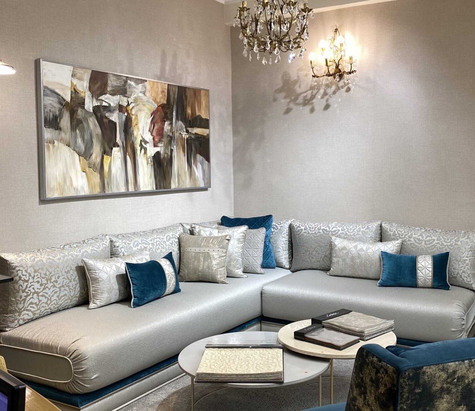 Photo 1 + dark space Salon marocain moderne